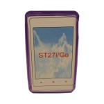 Protector TPU Sony Ericcson Xperia Go ST27i Purple (15001646) by www.tiendakimerex.com